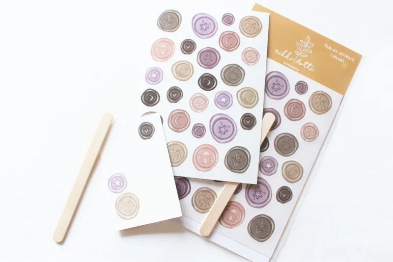 Rub on stickers - Wax seals