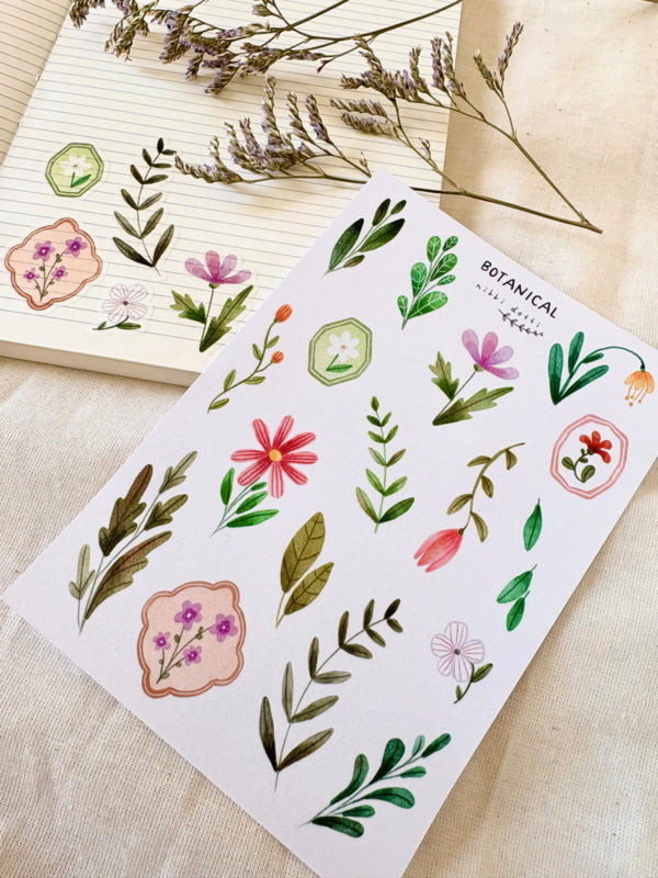 Sticker sheet - Botanical