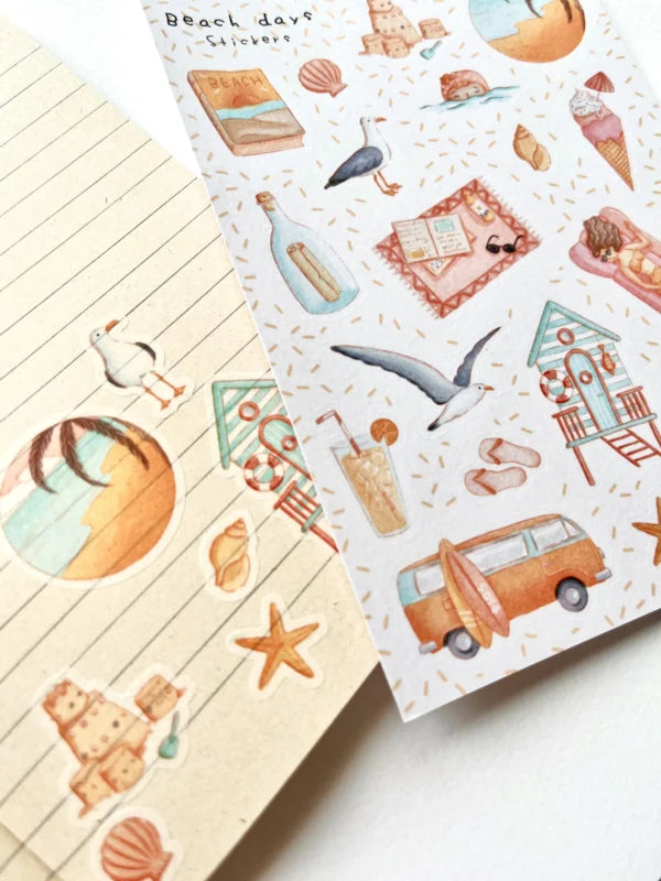 Sticker sheet - Beach days