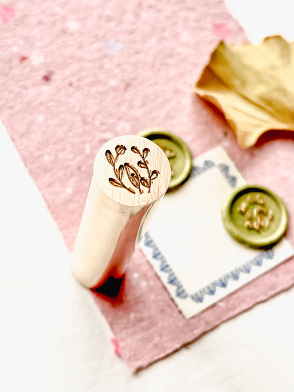 Zegellak stempel - 2 sides - Woodland