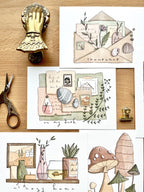 Art prints set - At home