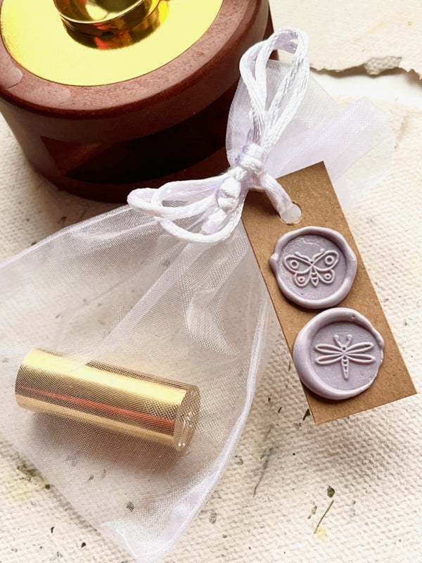 Zegellak stempel - 2 sides - Fly with me