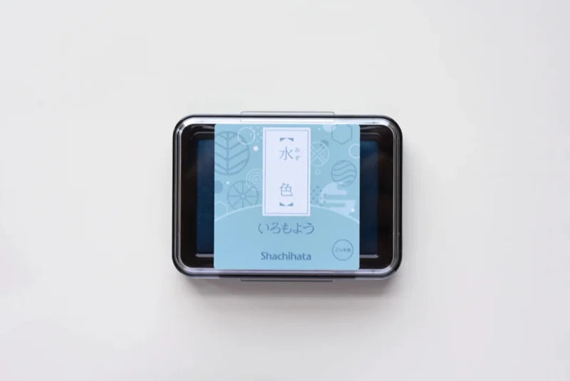 Ink pad Shachihata Iromoyo - Mizu Iro - Pale Blue