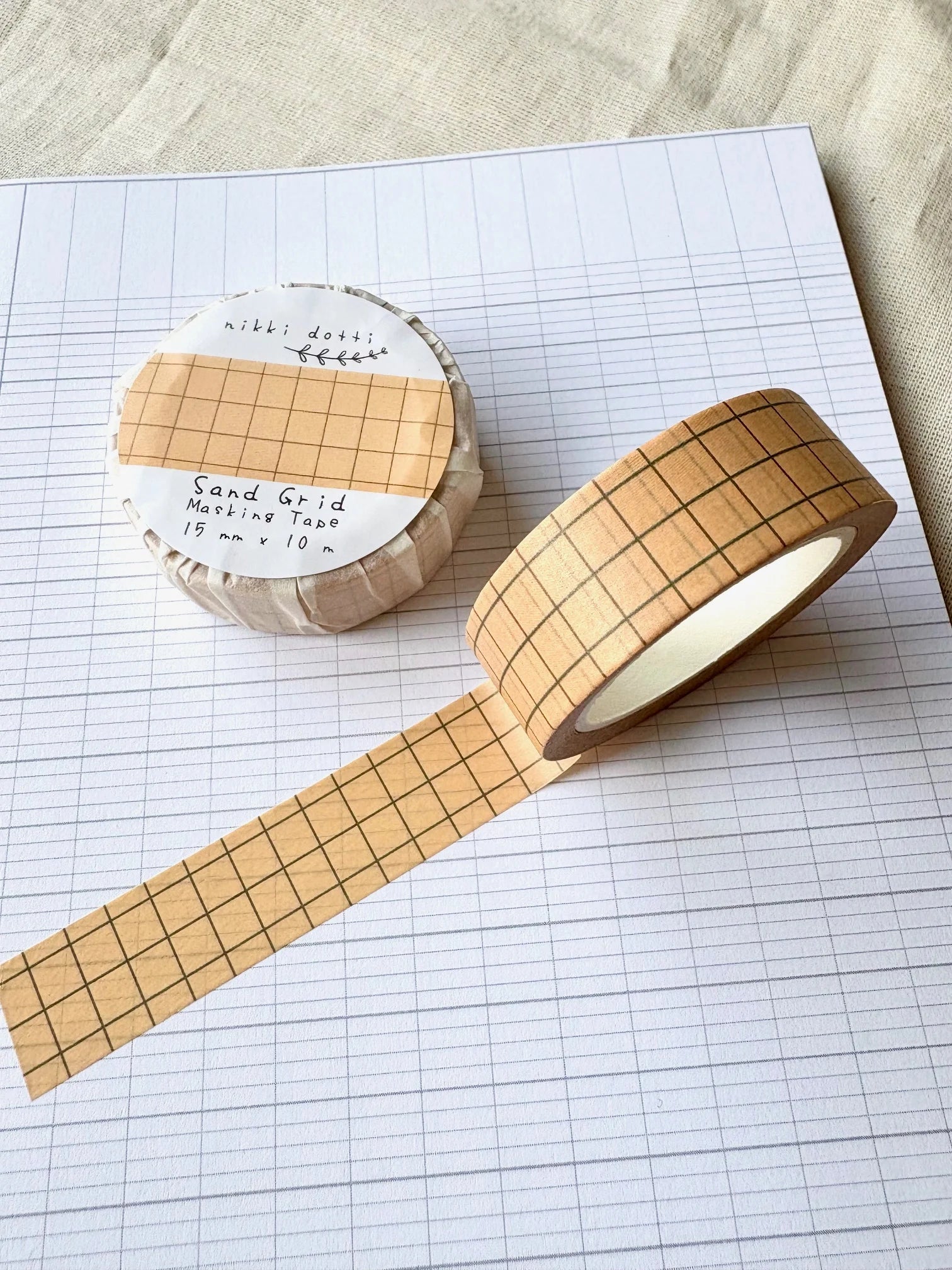 Washi tape - Sand grid