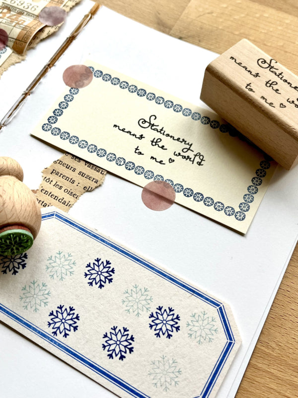 Mini stempel - Snow flake