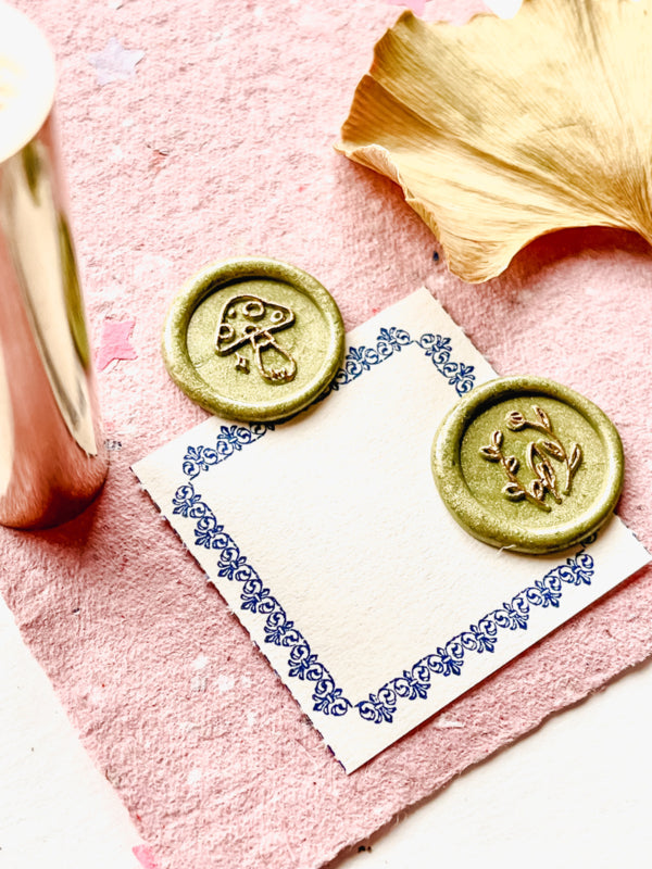 Zegellak stempel - 2 sides - Woodland