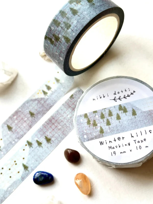 Washi tape - Winter hills