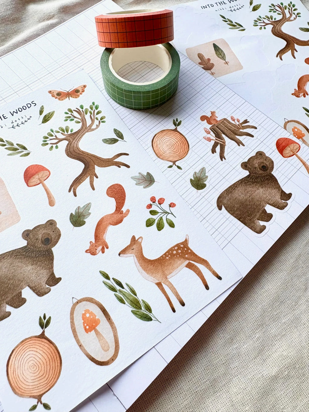 Sticker sheet - Into the woods