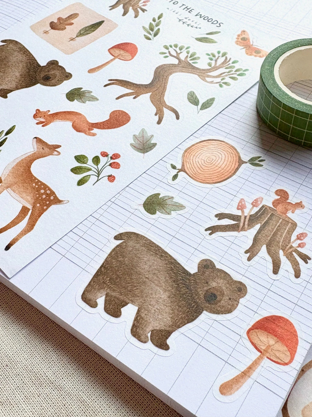 Sticker sheet - Into the woods