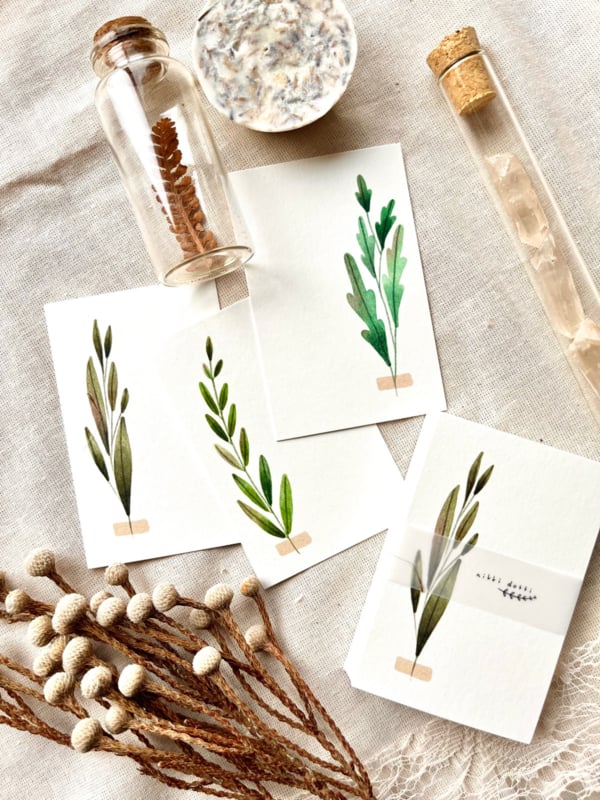 Notitiekaartjes- Herbarium