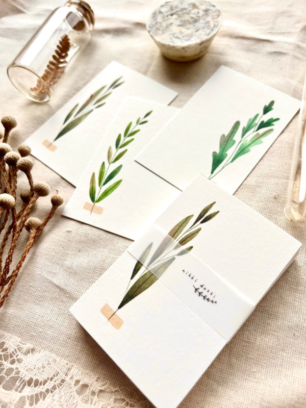 Notitiekaartjes- Herbarium