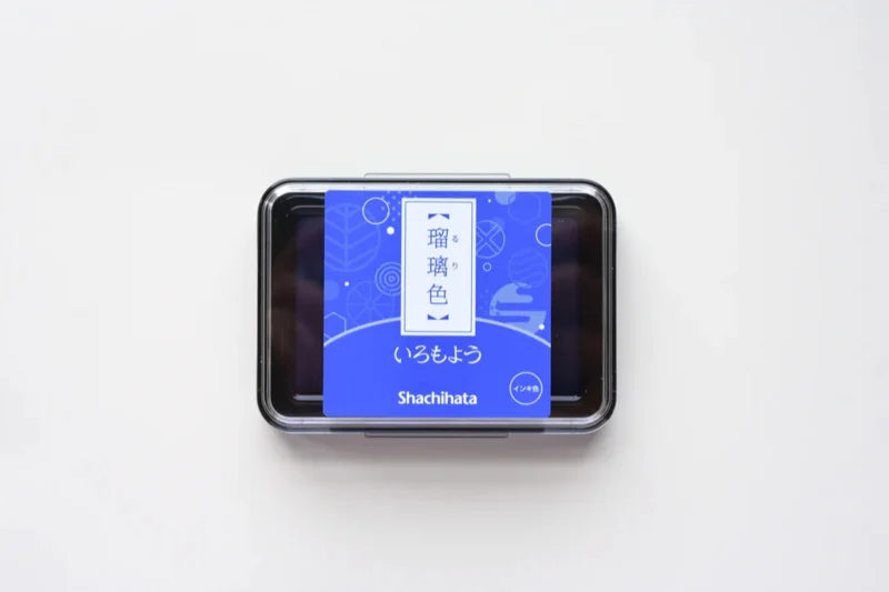 Ink pad Shachihata Iromoyo - Ruri Iro - Lapis Lazuli