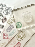 Clear stamps - Passport stamps Woodland