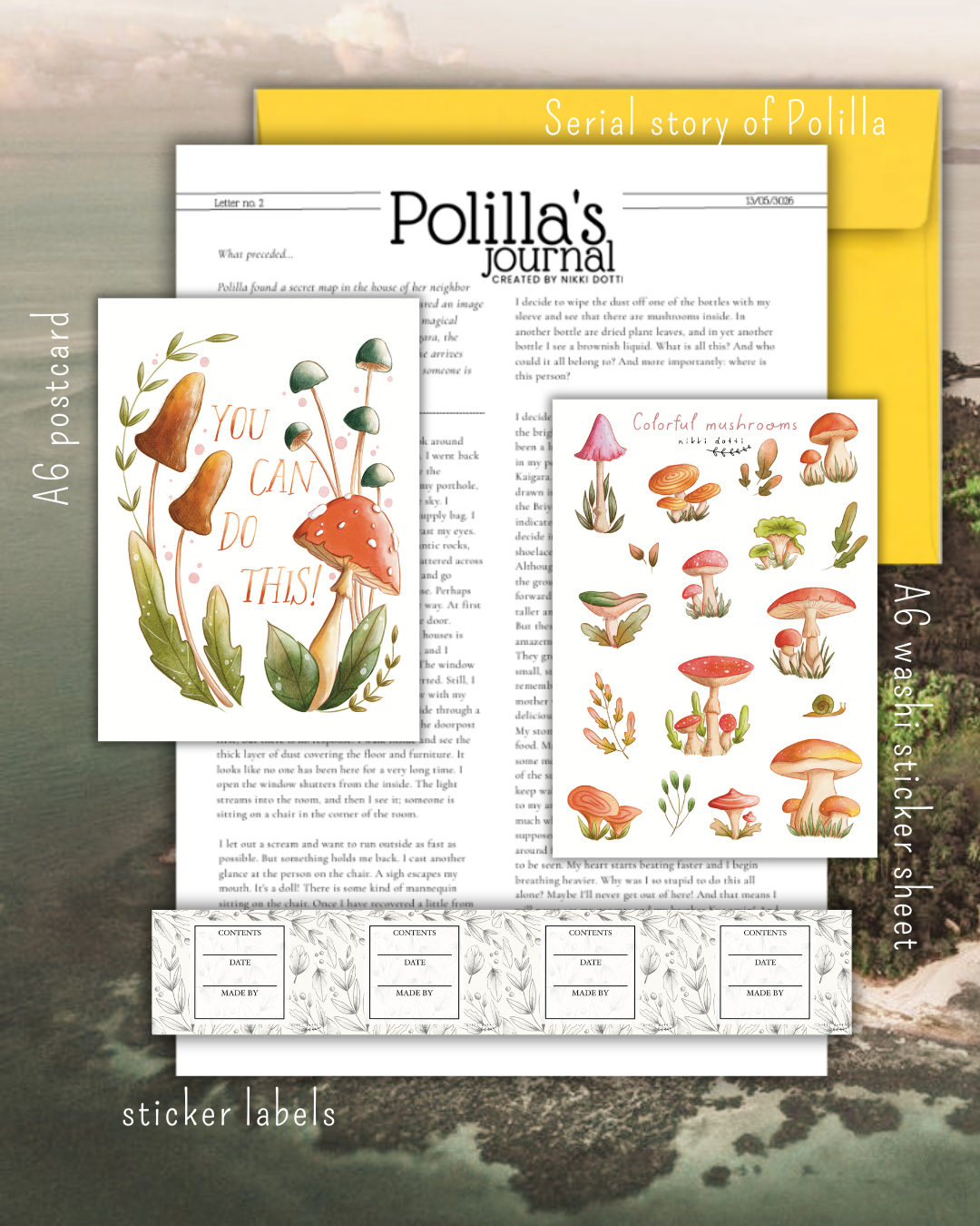 Mail club - Polilla's journal - brief 2 (juni)