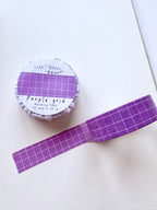 Washi tape - Purple grid