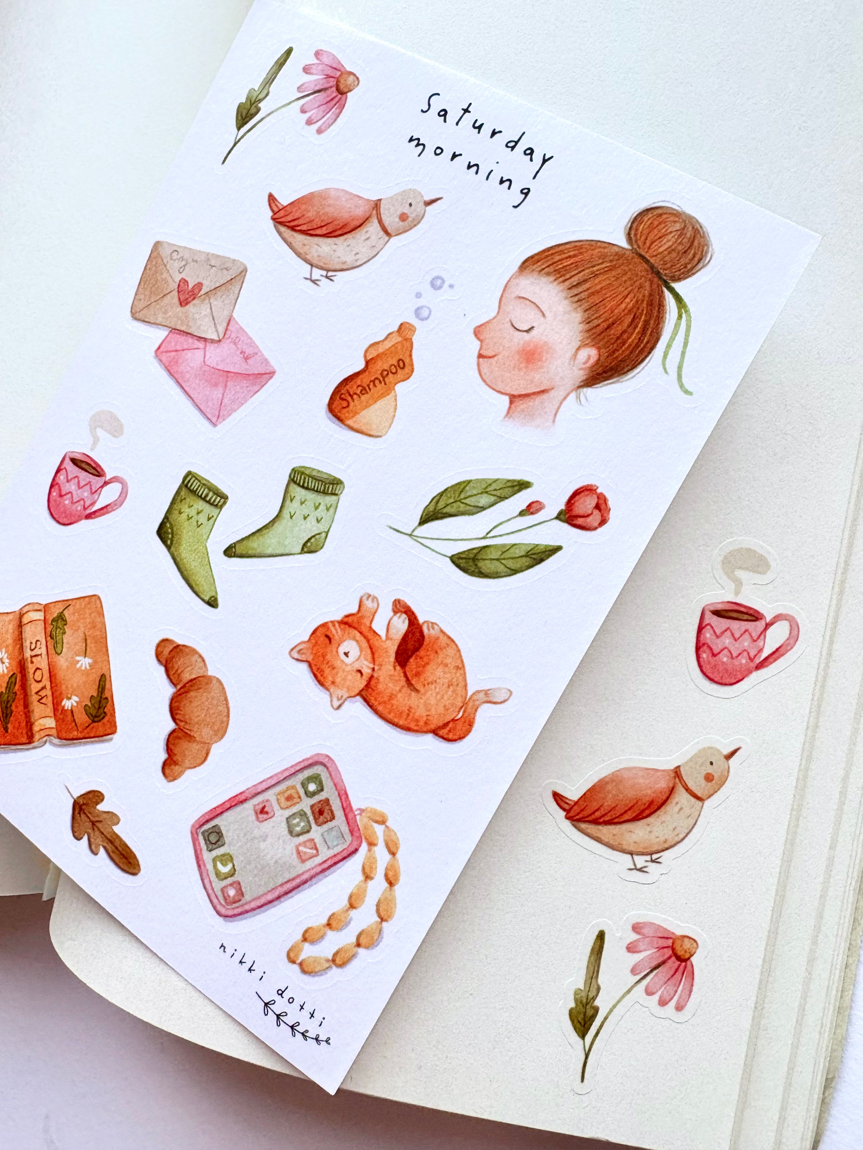 Stickervel - Saturday morning