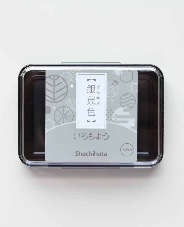 Ink pad Shachihata Iromoyo - Ginnezumi Iro - Grey