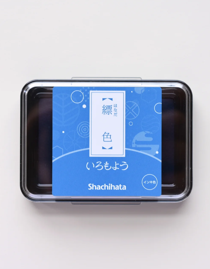 Ink pad Shachihata Iromoyo - Hanada Iro - Blue