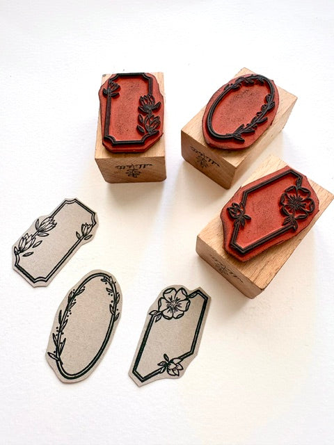 Second hand stamp set - borders