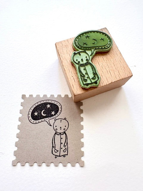 Second hand stamp - Night talk