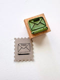 Second hand stamp - tiny envelope