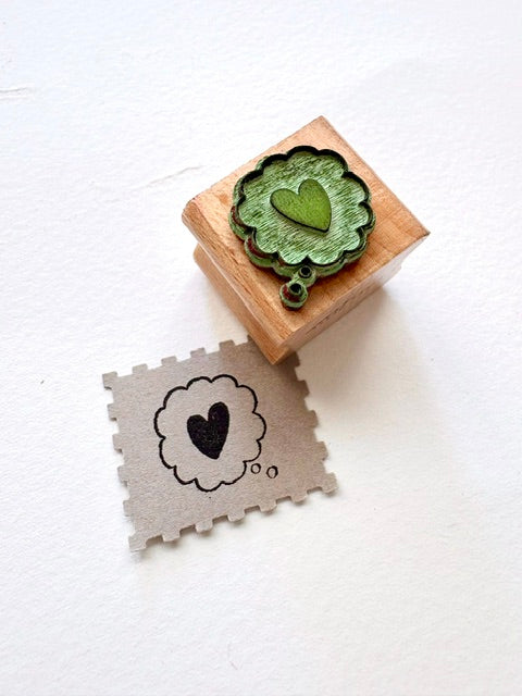 Second hand stamp - little heart