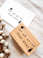 Stempel - Let me write that down