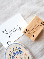 Stamp - My journal is my life