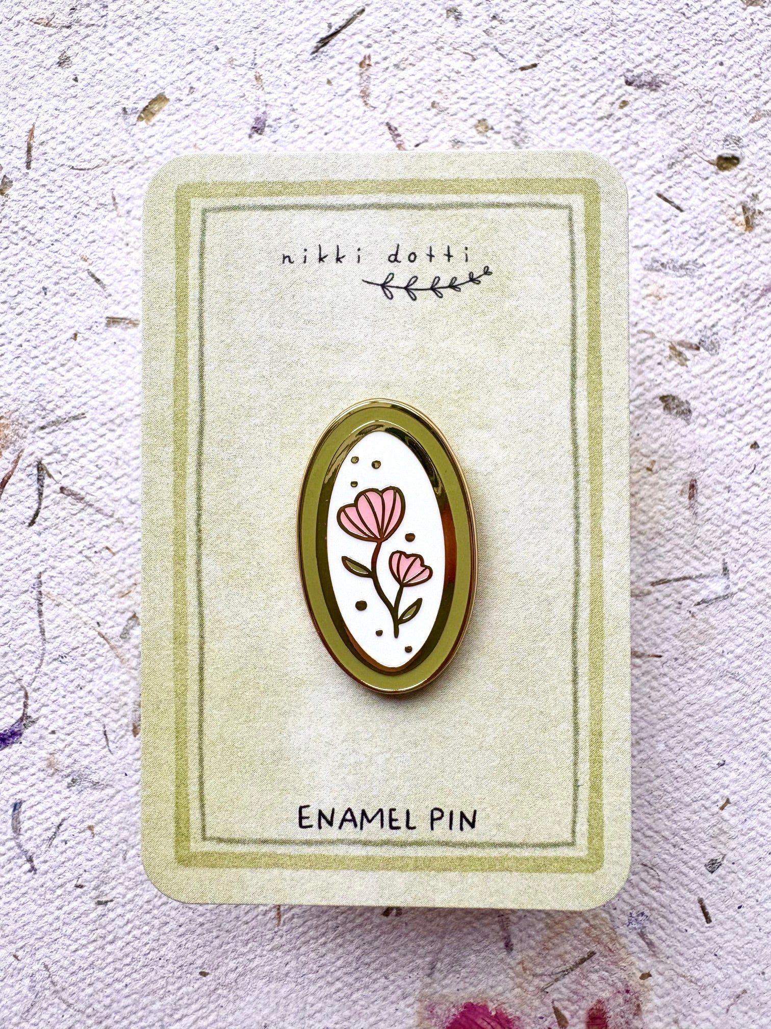 Enamel pin Flowers