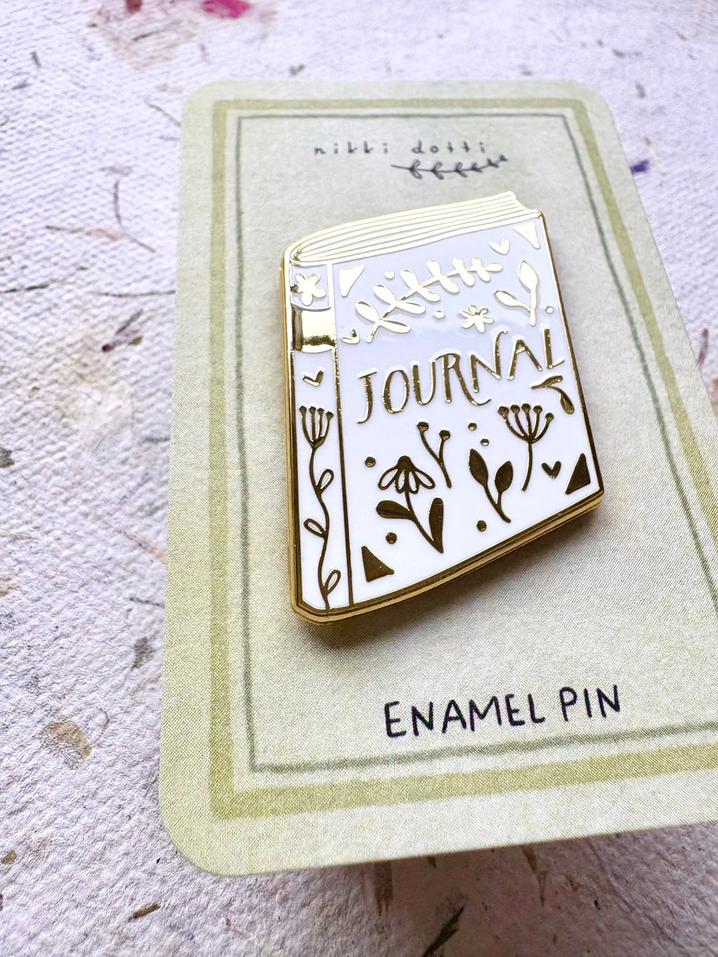 Enamel pin Journal