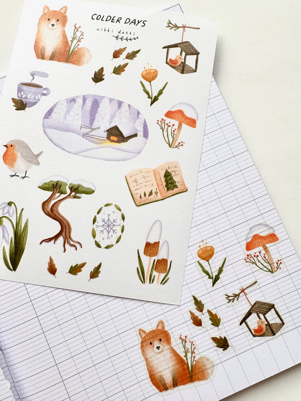 Stickervel - Colder days