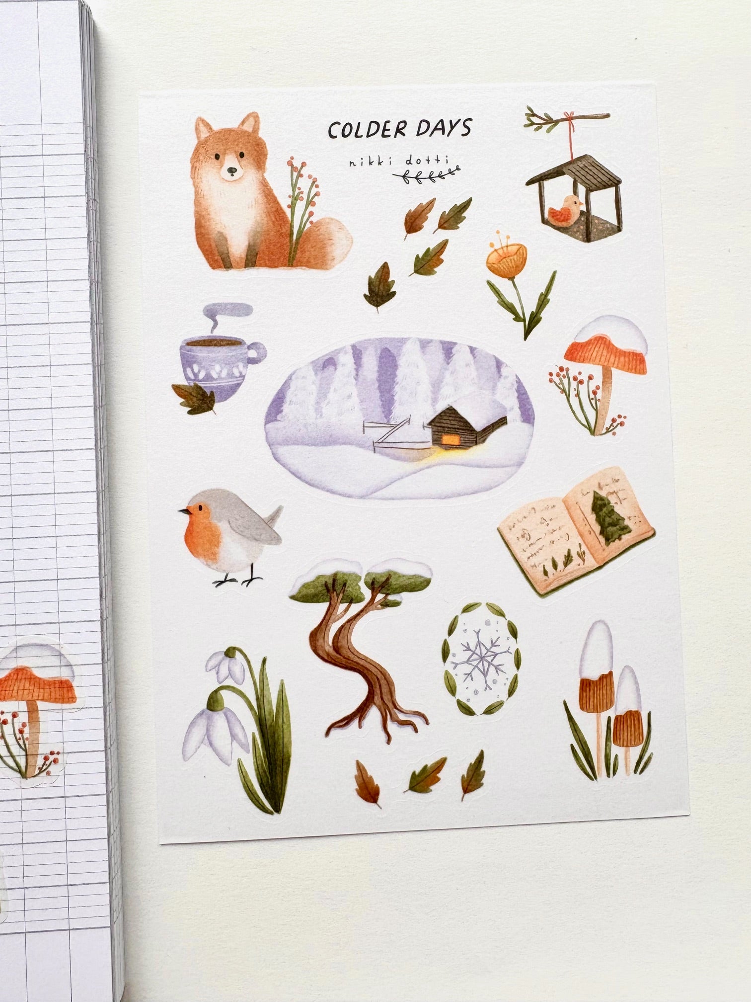 Stickervel - Colder days