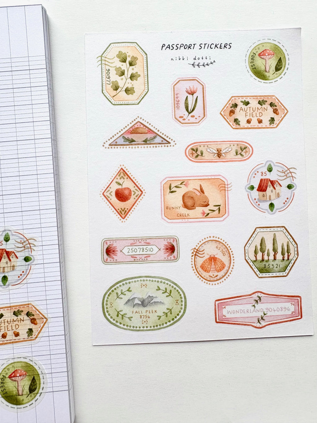 Stickervel - Passport stickers