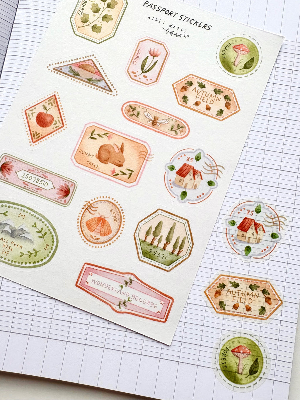 Stickervel - Passport stickers