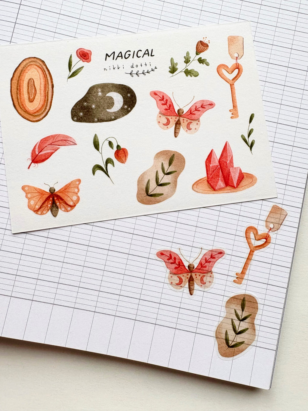 Mini Stickervel - Magical