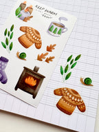 Mini Stickervel - Keep warm
