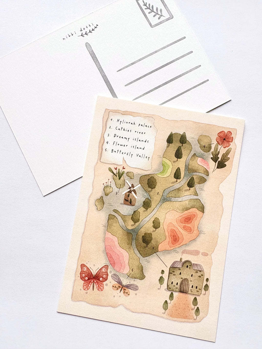 Ansichtkaart - Map II