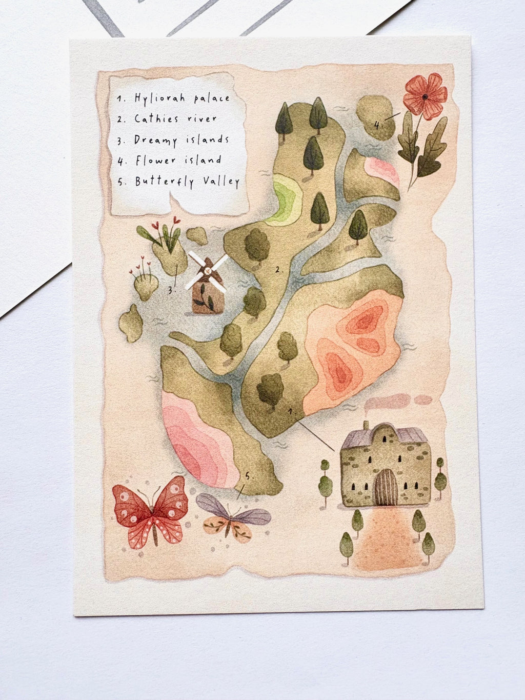 Ansichtkaart - Map II