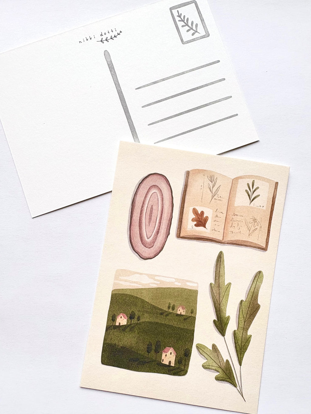 Ansichtkaart - Field notes