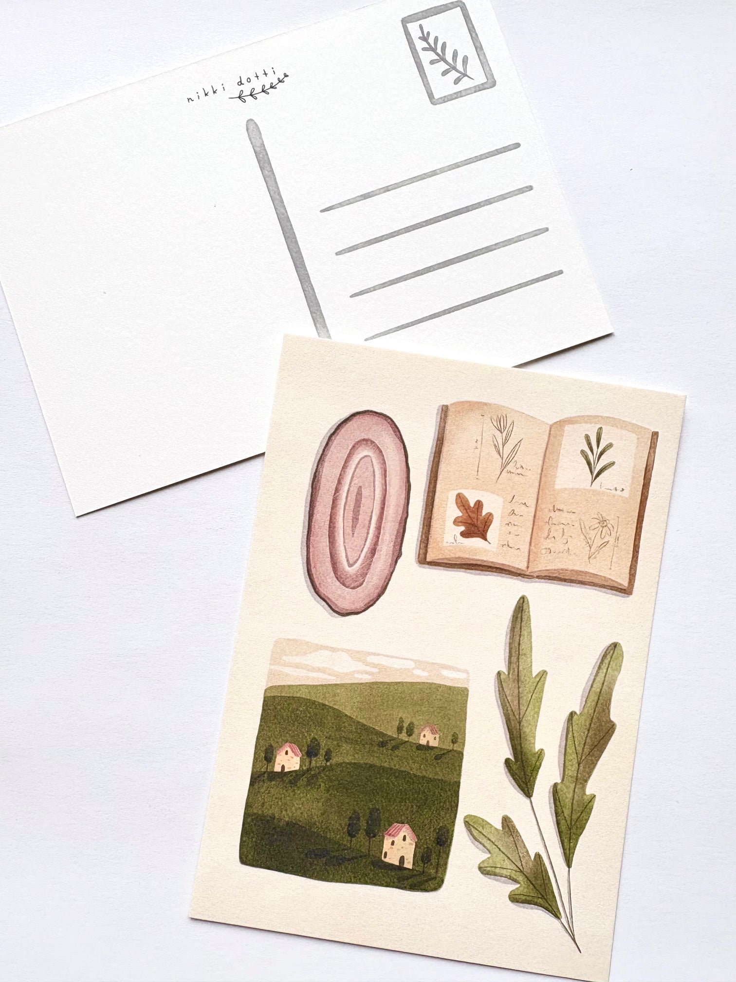 Ansichtkaart - Field notes