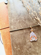 Enamel charm - Moth