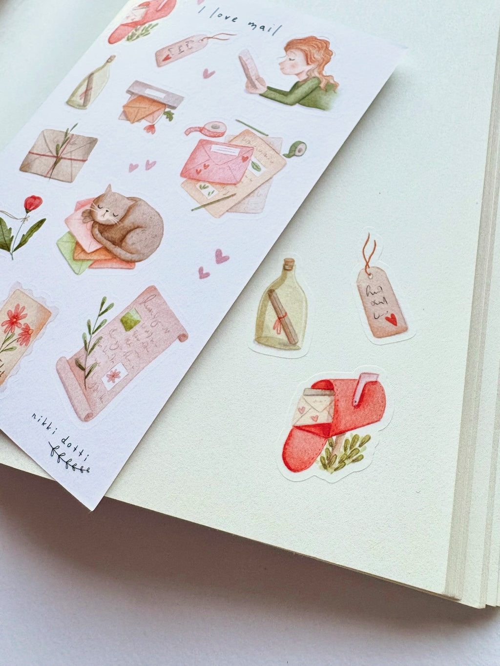 Stickervel - I love mail