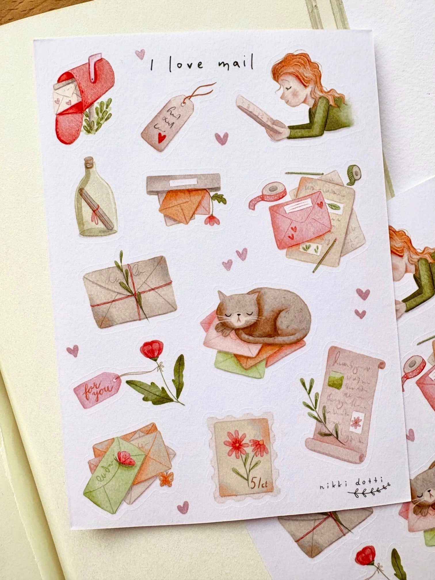 Stickervel - I love mail