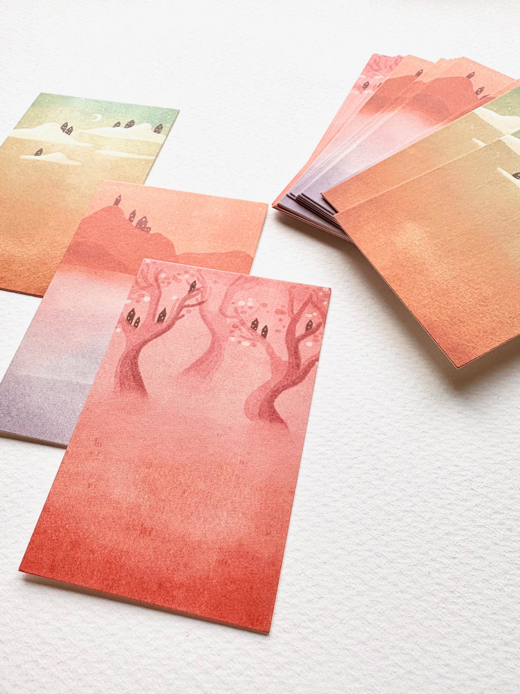 Notitiekaartjes - Tiny houses