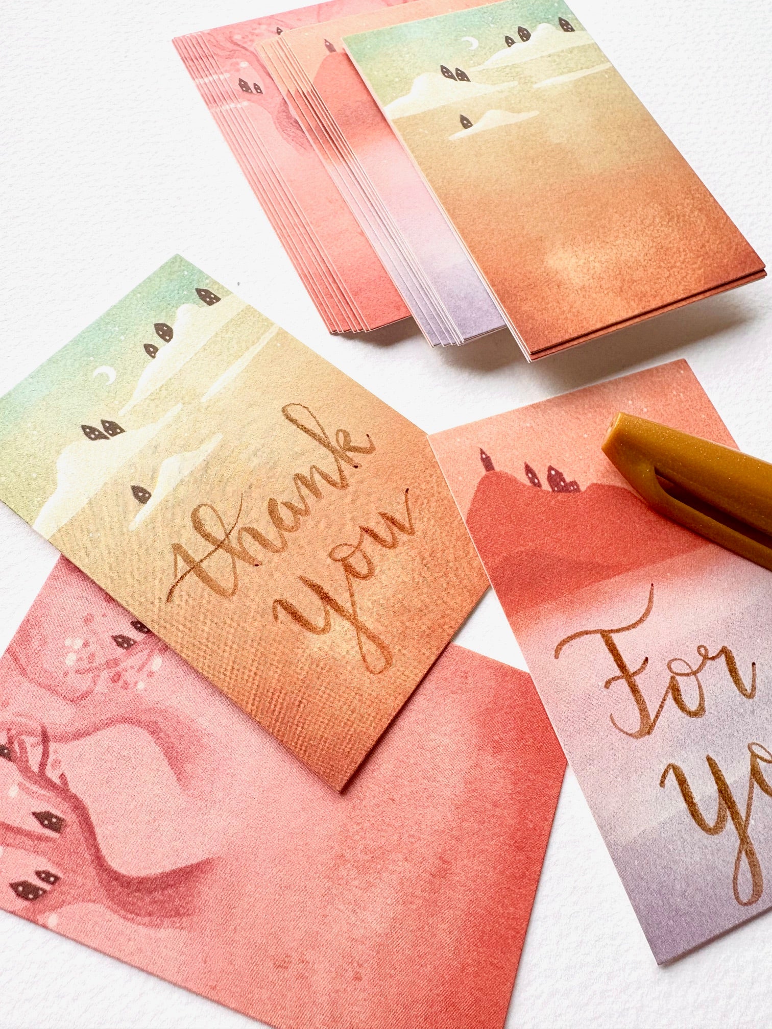 Notitiekaartjes - Tiny houses