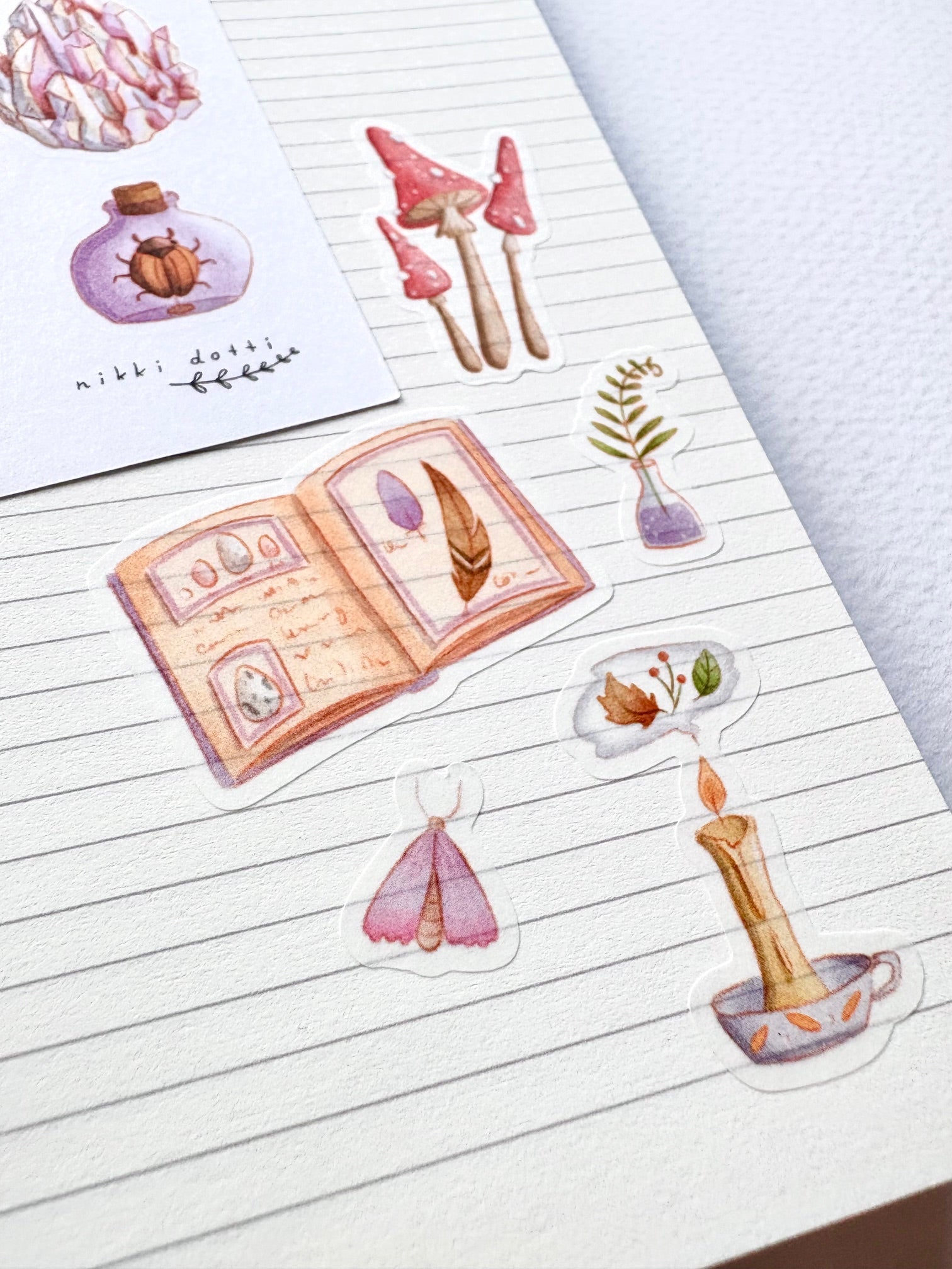 Stickervel - Nature witch