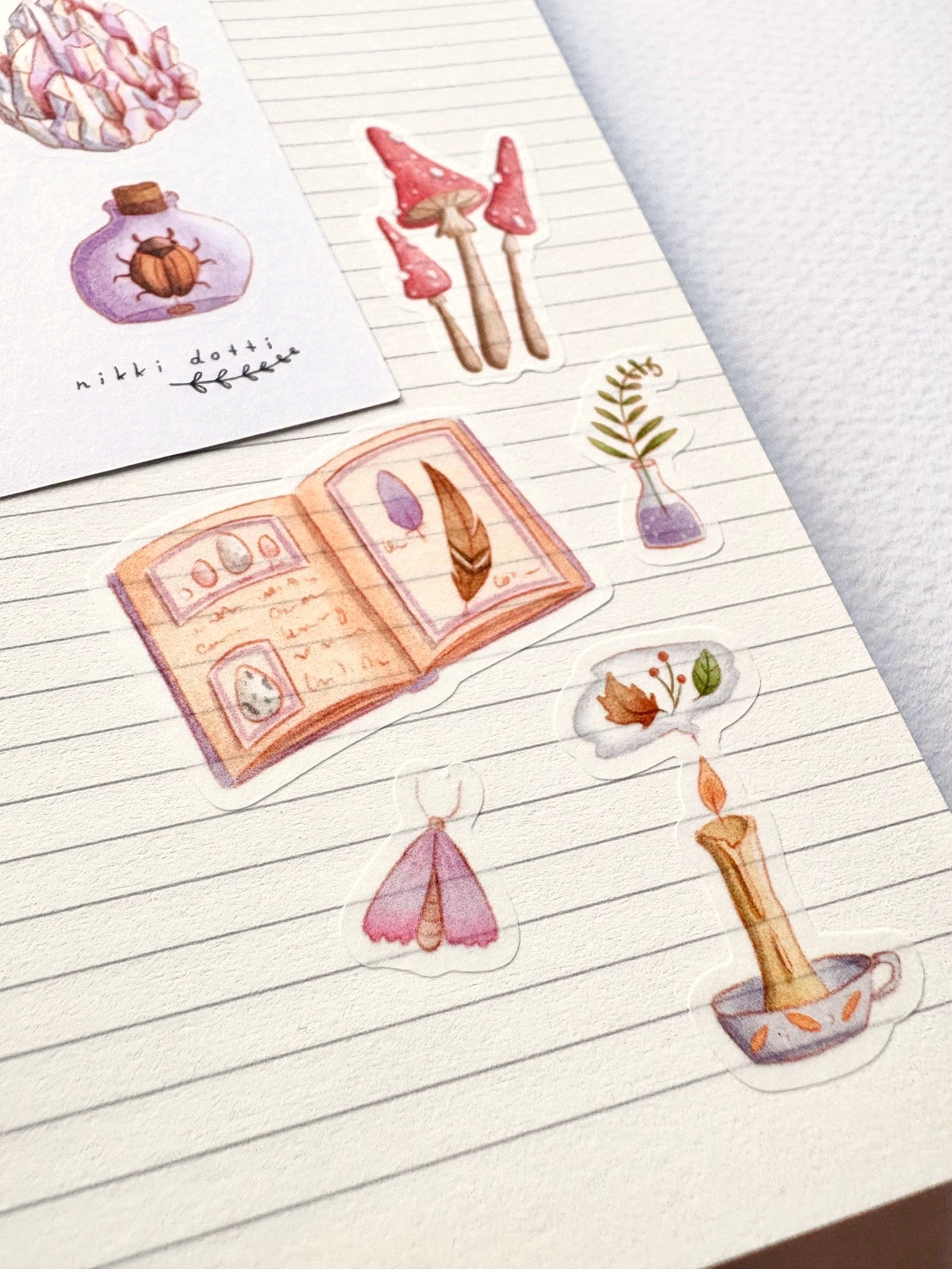 Stickervel - Nature witch