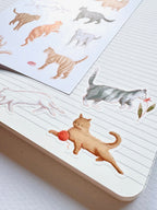 Sticker sheet - I love cats
