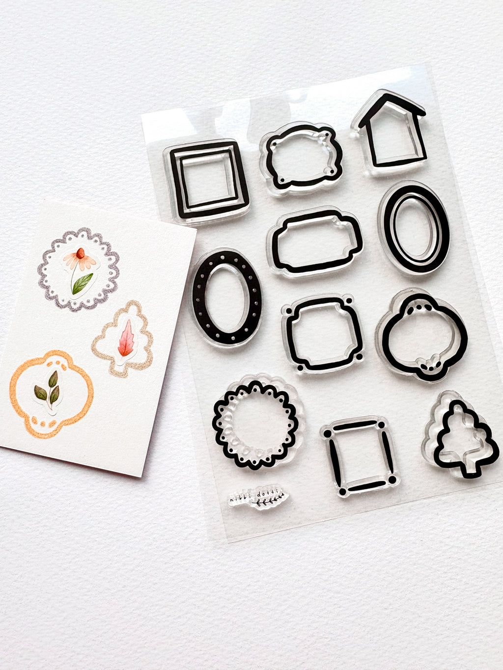 Clear stamps - Cute frames