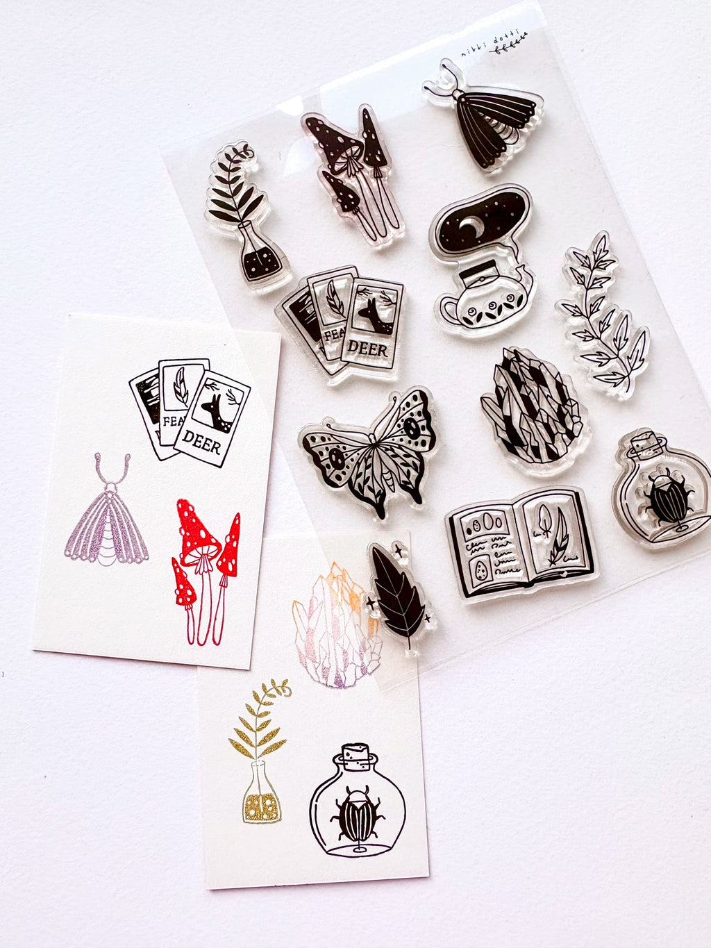 Clear stamps - Nature witch